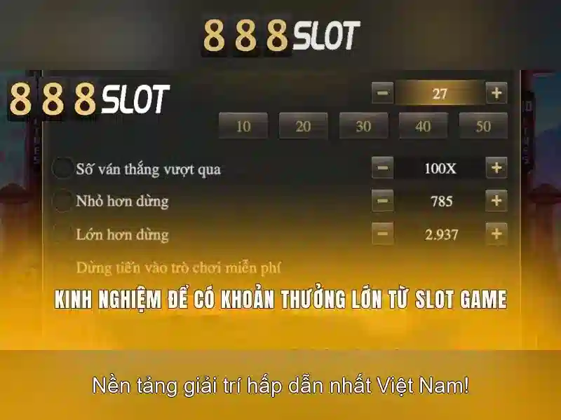 888Slot - Đánh giá và Trải nghiệm slot trực tuyến tại Việt Nam